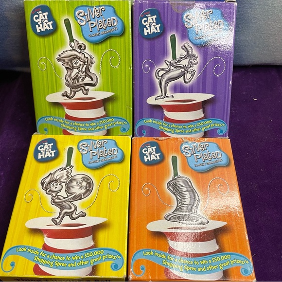 Dr Seuss Vintage Christmas Ornaments - Picture 8 of 8